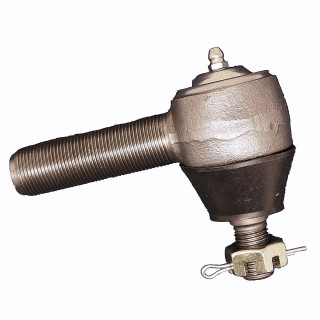 Allis-Chalmers Allis Chalmers B C Tie Rod End (LH), a mechanical component used in tractor steering systems, featuring a threaded rod, a spherical joint with a nut, and connecting linkage for agricultural machinery.