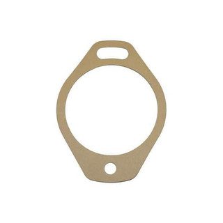 Allis-Chalmers Magneto/Distributor Mounting Gasket for Allis-Chalmers AB-556D, engine part gasket with a beige color and a circular opening.