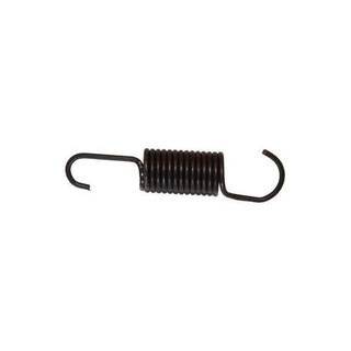 Allis-Chalmers Front Brake Spring 70232564, black coiled metal spring with hooks on both ends for tractor brake system.