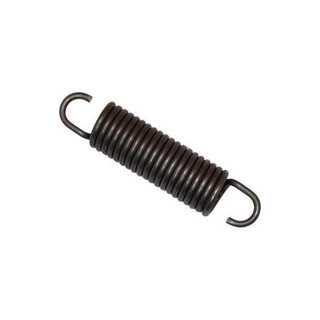 Allis-Chalmers Brake Pedal Return Spring 70227700, black coiled metal spring with hooks on both ends