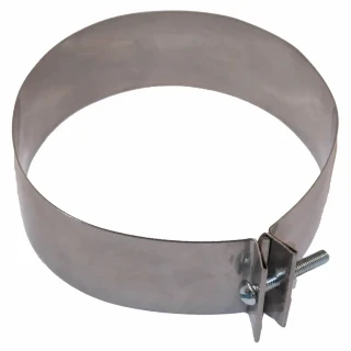 Allis-Chalmers Delco Generator Commutator Brush Band Cover, a metal band with screw fastening for generator repair.