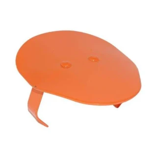 Allis-Chalmers Allis Chalmers B IB C CA D10 D12 D17 D19 Clutch Cover Plate, orange tractor clutch cover for vintage Allis Chalmers models.