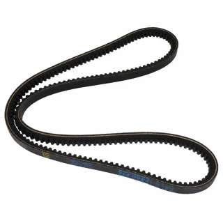 Allis-Chalmers Belt for Allis-Chalmers D17, D19, Gleaner E, E3, F2, showing a black rubber belt with toothed design for tractor and combine parts.