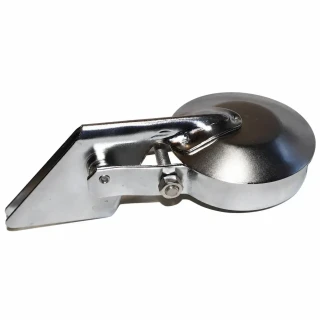 Allis-Chalmers 3 in. O.D. Raincap Zinc-Plated, industrial rain cap with durable zinc coating and polished metal finish.