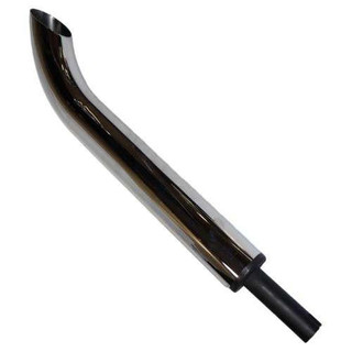 Allis-Chalmers CHROME EXHAUST STACK with Bend | Allis Chalmers B IB C CA RC D10 D12 D14 D15 