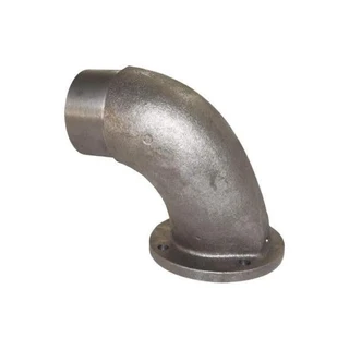 Allis-Chalmers Allis Chalmers 190 200 Turbo Elbow 70244418, metal turbo elbow pipe with flange for engine exhaust system.