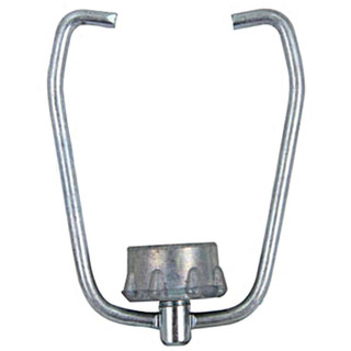 Allis-Chalmers Fuel Bail Assembly (Short Bowl), metal fuel bail with handle, used for agricultural machinery.