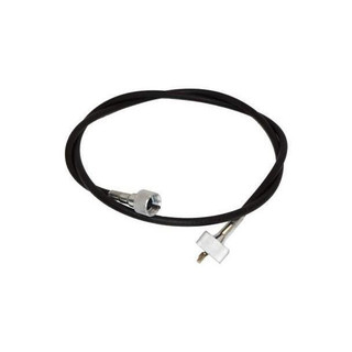 Allis-Chalmers Tachometer Tach Cable D14 D15, black cable with metal connectors for tractor tachometer installation.
