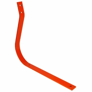 Allis-Chalmers Allis Chalmers B, C Seat Back Spring Support, red metal seat spring support with mounting holes.