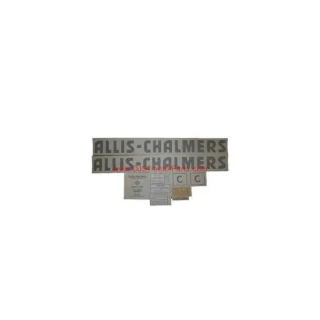 Allis-Chalmers Allis Chalmers C 1944-1950 Even Letters Vinyl Cut Decal Set, vintage tractor decals for restoration.