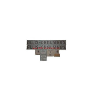 Allis-Chalmers IB Vinyl Cut Decals Set, agricultural tractor decals for Allis-Chalmers IB model.