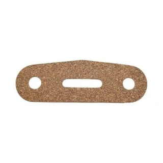 Allis-Chalmers Base Mount Oil Filter Gasket 70233228, brown cork gasket for oil filter mounting.