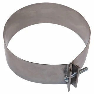 Allis-Chalmers Starter Commutator Brush Band Cover, a metal securing band with a screw clamp for electric motor maintenance.