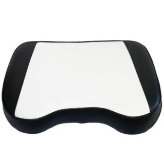 Allis-Chalmers Black & White Seat Cushion Bottom on Wood | Allis Chalmers D10 D12 D14 D15 D17 D19 