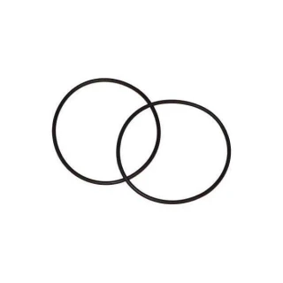 Allis-Chalmers Sleeve Sealing O-Rings for 1 Cylinder, two black rubber O-rings used for hydraulic sealing.