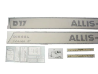 Allis-Chalmers Allis Chalmers D17 Series IV Diesel Vinyl Decals Set 
