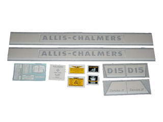 Allis-Chalmers Allis Chalmers D15 Series II w/ Chrome - Vinyl Decal Set - DJS152 