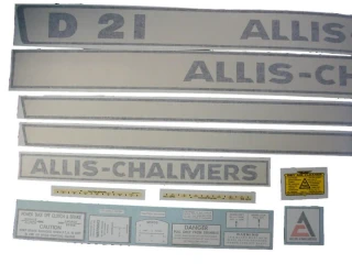 Allis-Chalmers Allis Chalmers D21 Series I - Vinyl Decal Set - DJS172 