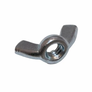 Allis-Chalmers 1/4-20 Wing Nut, metal wing nut with internal threading for fastening.