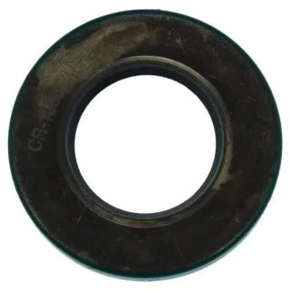 Close-up of a round black belt pulley shaft seal for Allis-Chalmers B, IB, C, CA, D10, and D12 farm tractors, shown face-on against a white background.