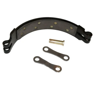 Allis-Chalmers Brake Band with Hardware, black brake band and associated mounting hardware for Allis Chalmers models D17, D19, D21, 170, 180, 190, 190XT, 200, with part numbers 70235610 and 70277379.