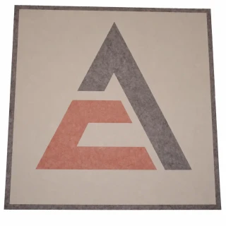 Allis-Chalmers AC Logo Vinyl Decal, 12 Inch, black and red logo decal for trucks, cars, or equipment.