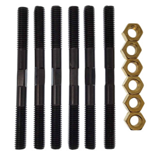 Allis-Chalmers Allis Chalmers WC WD WD45 D17 Manifold Stud Set with Brass Nuts 