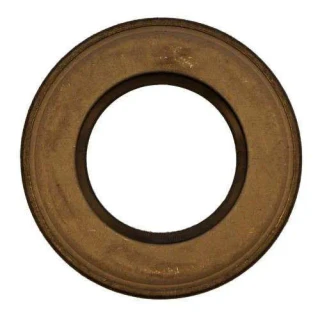 Brown circular rear engine clutch shaft oil seal for Allis-Chalmers farm tractors, part 70222540.