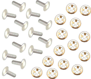 Allis-Chalmers Allis Chalmers Side Nameplate Rivets & Stainless Clips Set - DJS016 