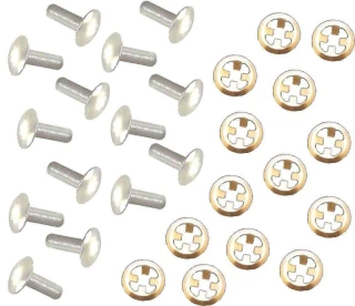 Allis-Chalmers Allis Chalmers Side Nameplate Rivets & Stainless Clips Set - DJS016 