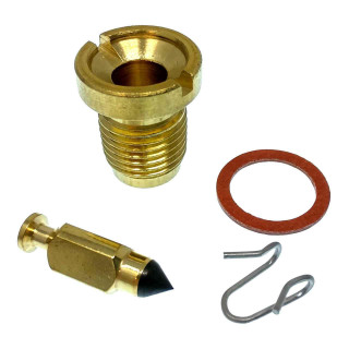 Allis-Chalmers Viton Needle Float Valve & Seat - Marvel Schebler Carburetors - AB-133D 