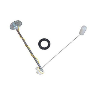 Allis-Chalmers Fuel Sending Unit for 9130, 9150, 9170, 9190, vehicle fuel tank level sensor with mounting plate, grommet, and float arm with float.