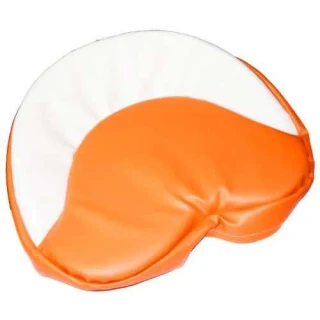Allis-Chalmers Orange and White Tractor Seat Pad Cushion 19" 