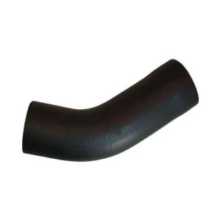 Black curved rubber hose for an Allis-Chalmers D15 Series II tractor, connecting the carburetor to the air cleaner, shown on a white background.