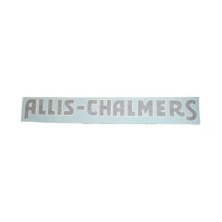 Allis-Chalmers AC Allis-Chalmers Black Long A & S Vinyl Cut Decal, vintage style logo sticker