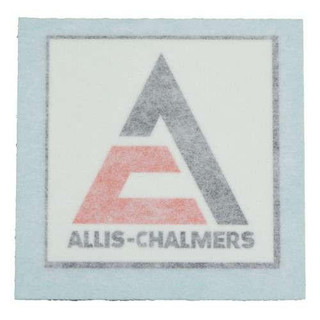 Allis-Chalmers 1-1/2" Allis Chalmers AC Logo Vinyl Decal - DJS2541 