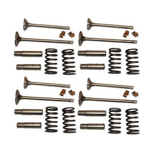 Allis-Chalmers D10 D12 D15 Valve Train Kit, engine valve and spring components laid out for replacement or repair.