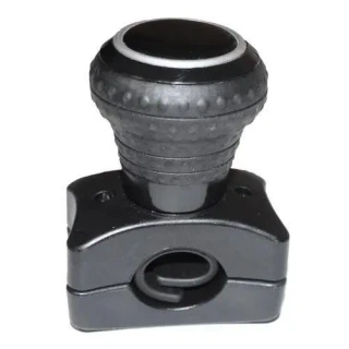 Allis-Chalmers Deluxe Steering Wheel Spinner, a tractor accessory designed to be attached to farm tractors, not automobiles. It features a textured, ergonomic knob with a mounting base.