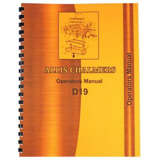 Allis-Chalmers Allis Chalmers D19 Operators Manual 