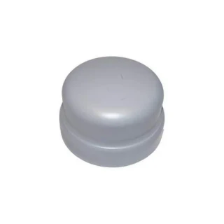 A silver, threaded hub cap designed for Allis-Chalmers farm tractors, part number 70220403.