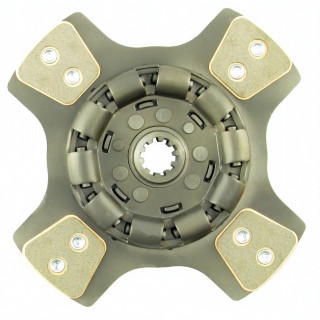Allis-Chalmers 11" 4 Button Spring Loaded Clutch Disc D17 IV D19 170 175, close-up of the clutch disc showing the springs, button assembly, and contact pads.