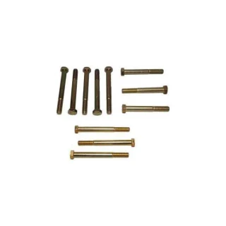 A set of bolts including some long and short bolts, likely designed for the head of an Allis-Chalmers D17 tractor engine.