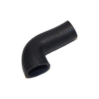 AGCO Allis Chalmers Thermostat By Pass Hose 74021233, black rubber curved hose for engine cooling system.