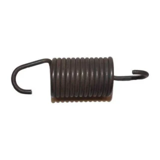 A coiled, black metal spring with hooks on both ends, designed as a lower lever compensating spring for the governor of an Allis-Chalmers D17 tractor.