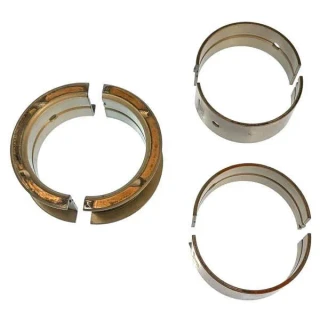 A set of four main bearing shells, used for Allis-Chalmers farm tractors, specifically designed for models D17, 170, and 175.