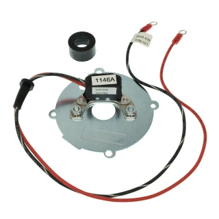 Pertronix Electronic Ignition Conversion Kit 12V for Allis Chalmers farm tractors, including D14, D17, 170, and 175 models. The image shows a circular metal plate with attached wiring and electronic components, designed for tractor ignition system upgrade.
