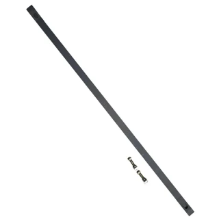 Allis-Chalmers B IB C CA Hood Strap 70211443, black metal tractor hood strap with mounting hardware.