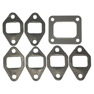 Allis-Chalmers Manifold Gasket Set, engine gasket set for various Allis Chalmers tractor models including 7030, 7040, 7045, 7050, 7060, 7080, 7580, 8030, 8050, 8070.