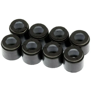 Allis-Chalmers 170 175 Perkins Diesel Valve Seal Set, black rubber valve seals with metal springs for engine maintenance.