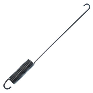 Allis-Chalmers Brake Return Spring, black metal coil spring with hooks on both ends for Allis Chalmers 170, 175, D17 late models, part number 70237328.